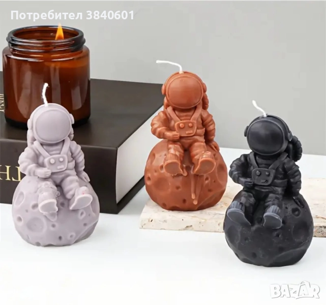 Силиконови молдове астронавт , снимка 1