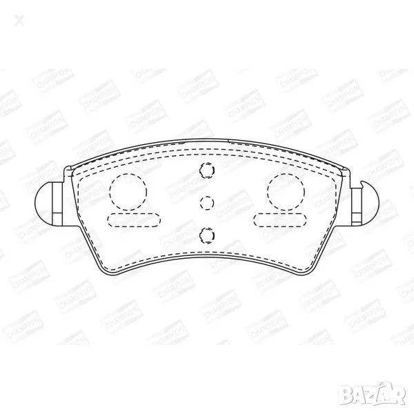 FERODO FSL1599 НАКЛАДКИ ПРЕДНИ 1.6 16V, 2.0 HDI 90, 2.0 S16, PEUGEOT 206 1999-2012  OE 425229       , снимка 1