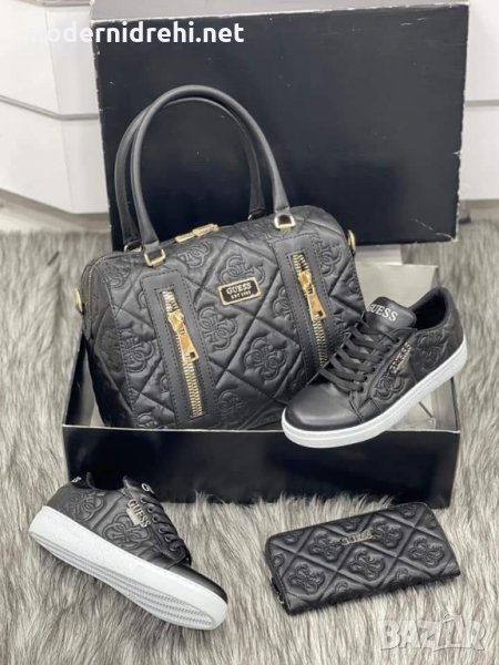 Дамска чанта спортни обувки и портфейл Guess код 157, снимка 1