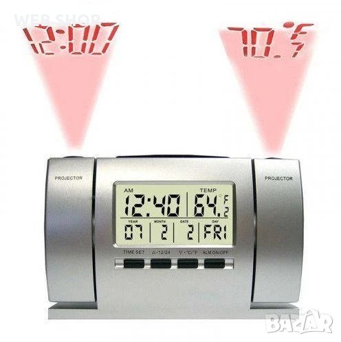Дигитален  часовник  с проектор , температура  DS-503, снимка 1