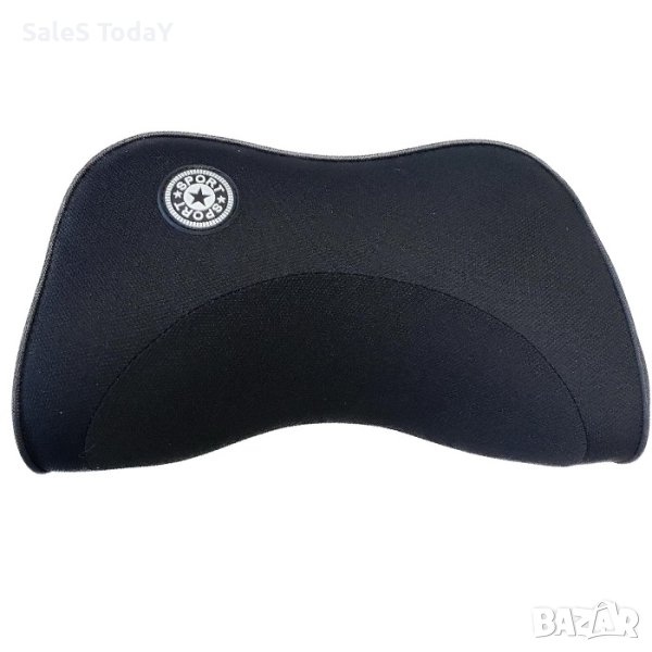 Възглавница за кола за подглавник, черна, 30*20см, снимка 1