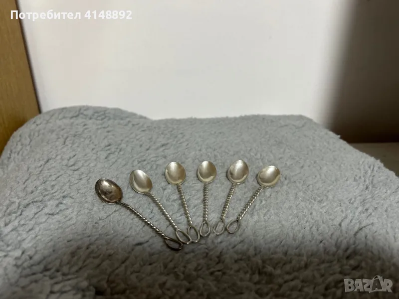 Сребърни лъжички 1888г., снимка 1