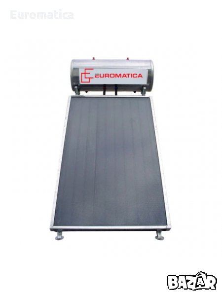 Слънчев бойлер 200L с колектор 2 бр. x 1.75m2 - затворена система, снимка 1