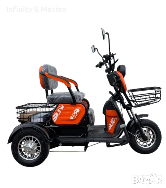 Електрическа триколка скутер Е-Motion X1 , снимка 1