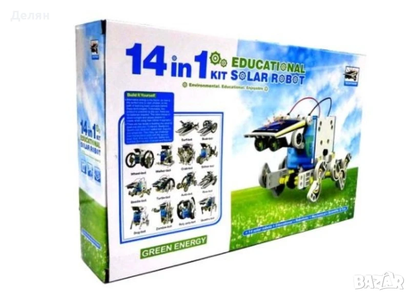 Конструктор - соларен робот 13 в 1., снимка 1