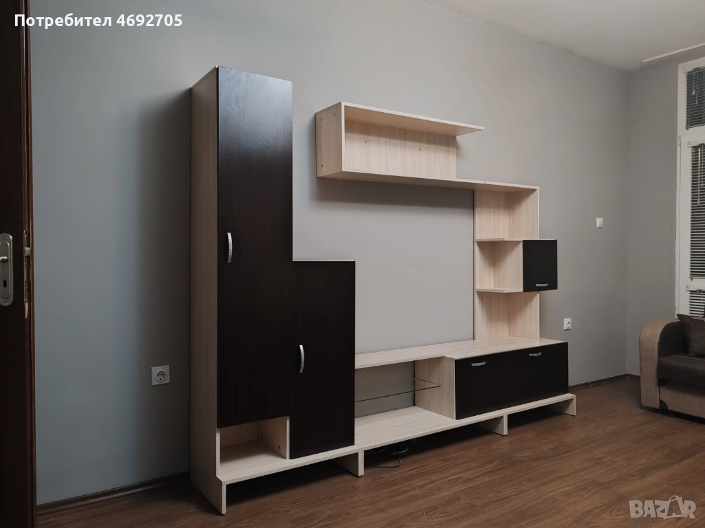 Холна секция за стена с отвор за ТВ, снимка 1