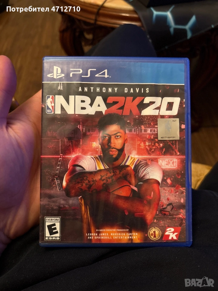 Игра за playstation4 пс ps плйтейшън NBA 2K20, снимка 1