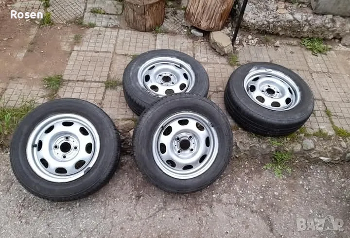 Джанти с гуми общо 7 бр.за поло голф и други 4х100 13 цола , снимка 1