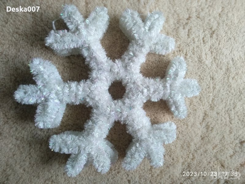 Коледни звезди снежинки, снимка 1