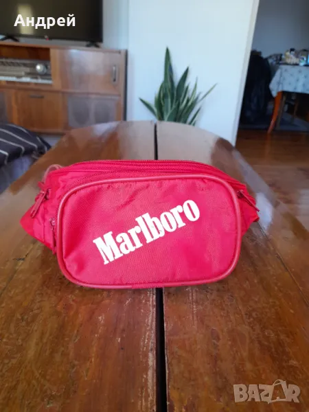 Стара чантичка за кръста Marlboro #3, снимка 1