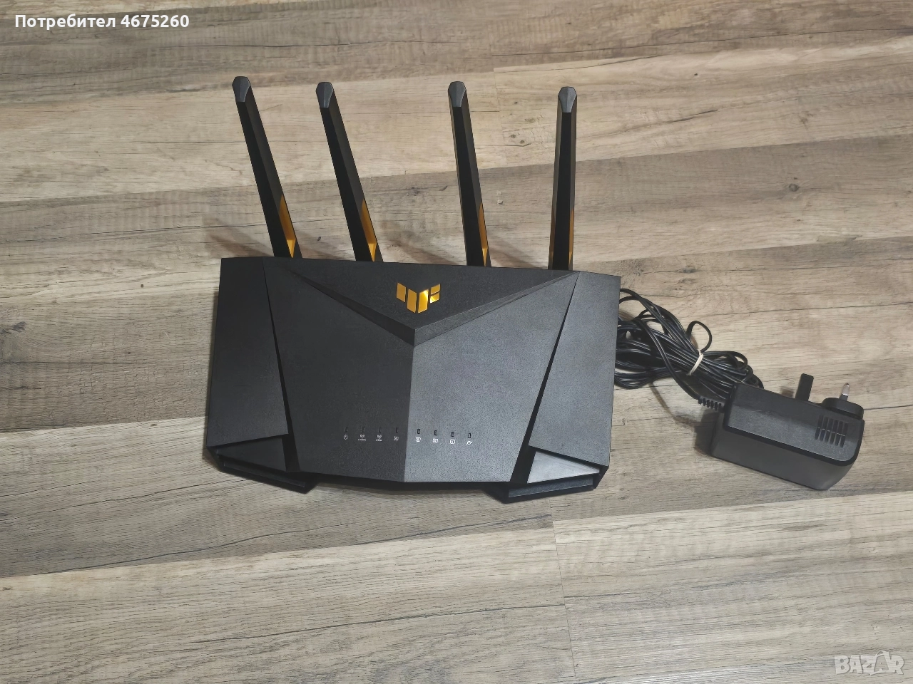 Безжичен рутер Gaming ASUS TUF Gaming AX3000 V2, AX3000, Dual-Band, Wi, снимка 1