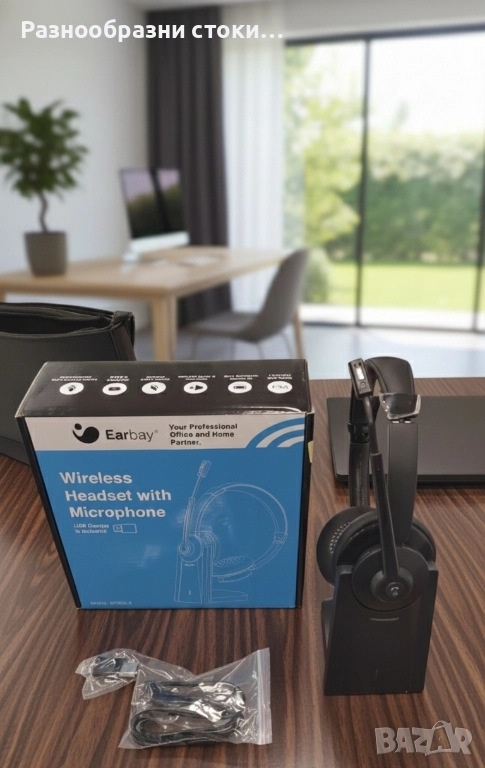 ​🎧Безжични слушалки Earbay с микрофон🚀, снимка 1