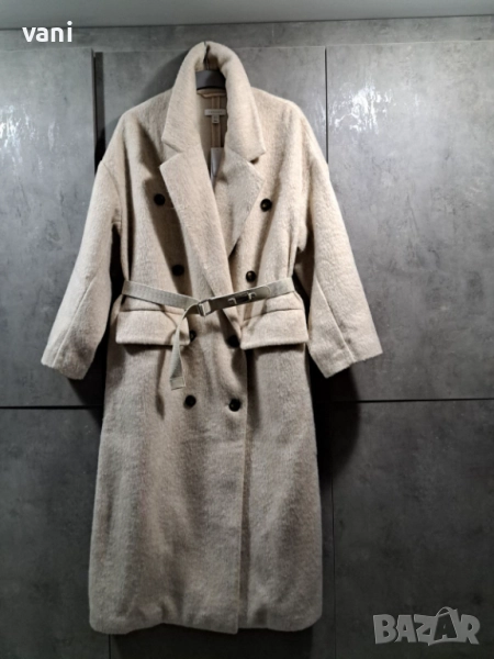 НОВО дамско палто, от мека и приятна материя, снимка 1
