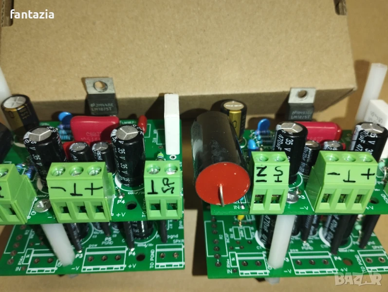 Модули с 4 бр. LM1875 крайно стъпало / усилвател , снимка 1