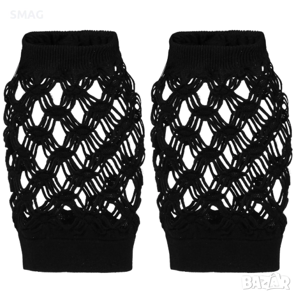 Хелоуин / Halloween маскарадни ръкавици мрежести черни_1147565, снимка 1