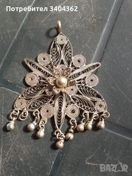 Красив накит висулка филигран, снимка 1