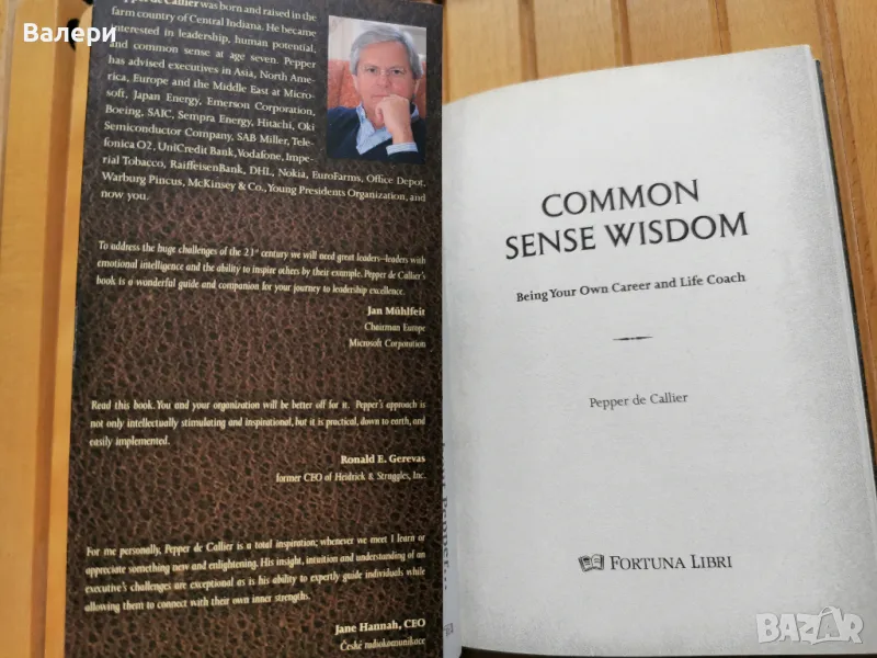 Moudrost a zdravý rozum / Common Sense Wisdom двуезична книга, снимка 1