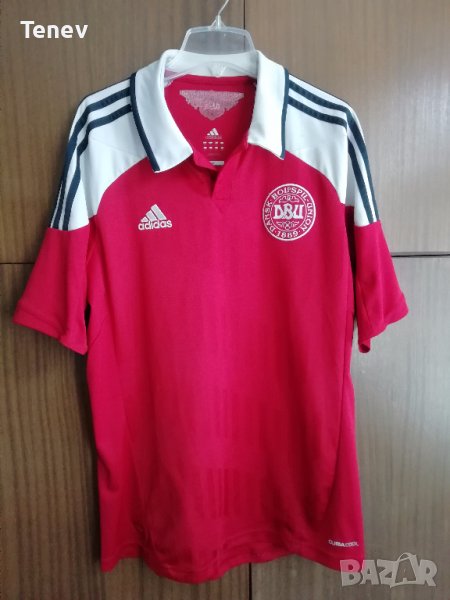 Оригинална юбилейна тениска фланелка Дания Denmark Adidas 2012/2013, снимка 1