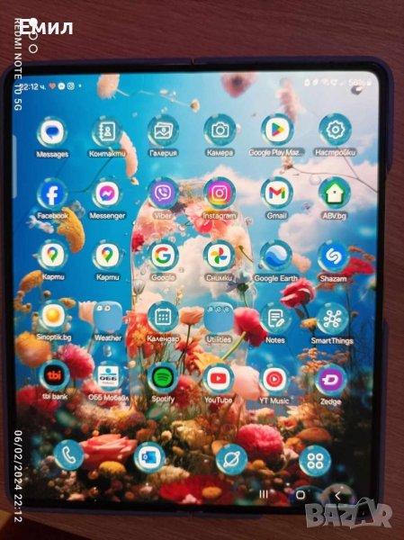 Samsung Z fold 5 256 GB  blue, снимка 1