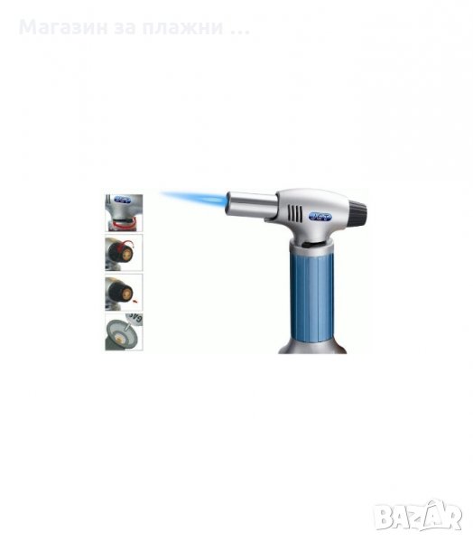 ГАЗОВА ГОРЕЛКА JET TORCH, ГОТВАРСКА, ПИЕЗО ЗАПАЛВАНЕ, 1300°C, 50ML - код BS-400, снимка 1