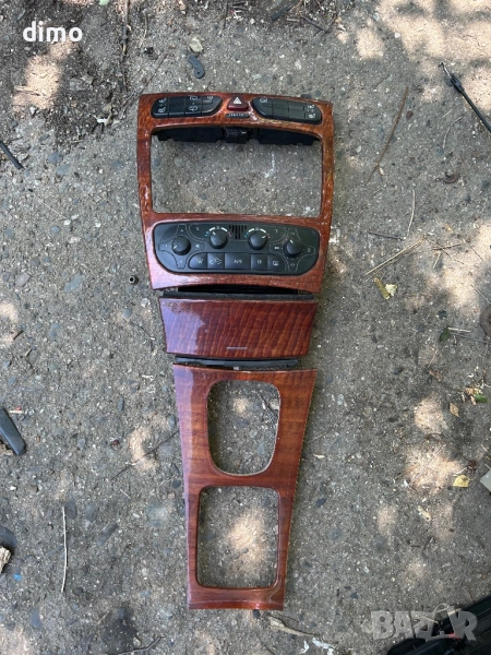 интериорни махагонови лайсни Mercedes W203 махагон, снимка 1