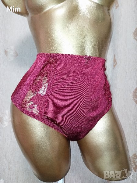 Elegance by Miriale 50-52 Бикина бордо странично с дантела , снимка 1