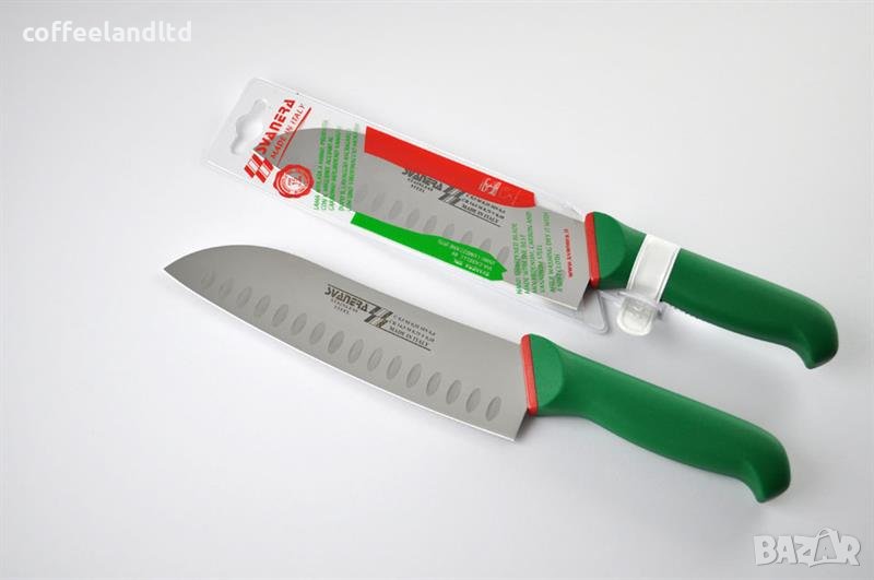 Нож Сантоку 19 см ММ3 Soft handle - 5875/Зелен, снимка 1