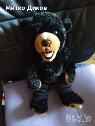 Плюшено ново красиво мече 37х18х15см