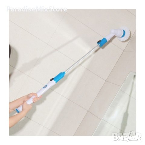 Електрическа четка за почистване на баня Spin scrubber, снимка 2 - Мопове, кофи, четки и метли - 42828958