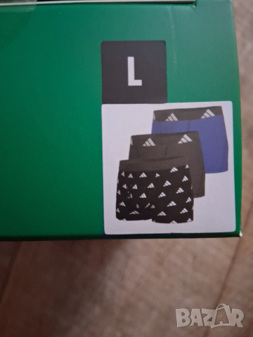р-р L;XXL Adidas комплект 3бр.боксерки, снимка 4 - Бельо - 53220546