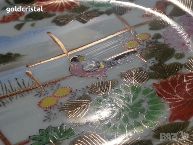 Японски фин порцелан чинии, снимка 6 - Антикварни и старинни предмети - 44797498