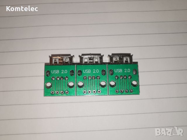 USB конектор на платка, снимка 2 - Друга електроника - 32165548