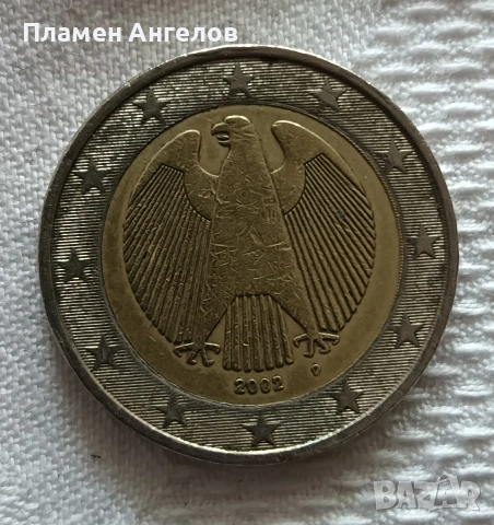 Монета от 2 Евро Германия 2002 г. 