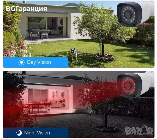 Пълна система за видеонаблюдение с 4 и 8 камери в ново състояние, снимка 10 - Комплекти за видеонаблюдение - 51820436