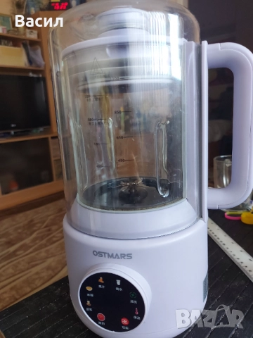 Уред за соево мляко и пасирана супа,смути и топла вода.Ostmars 1110ml, снимка 5 - Прибори за хранене, готвене и сервиране - 52401553