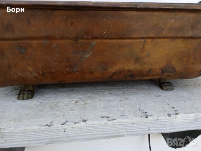 Стар немски меден съд с порцеланови дръжки, снимка 4 - Други ценни предмети - 39978069