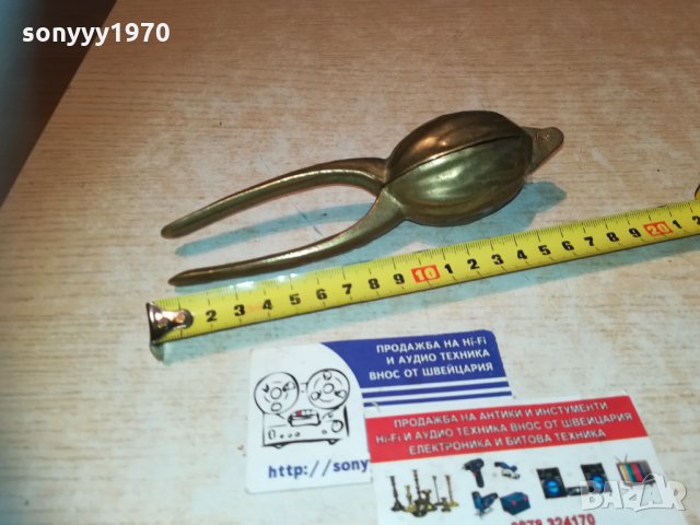 месингова антика-орехотрошачка 2912201525, снимка 5 - Колекции - 31251270