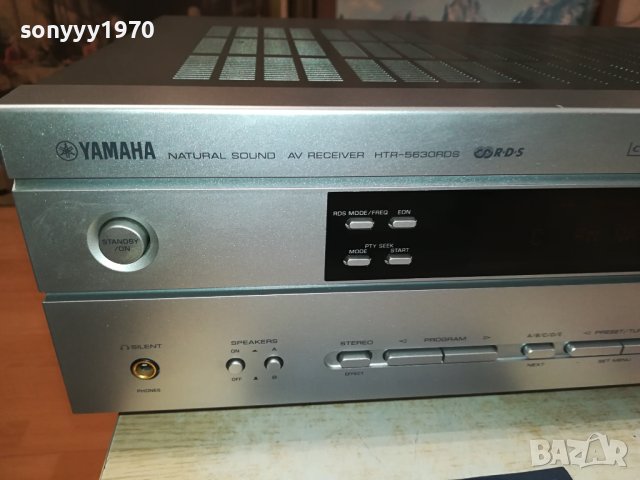YAMAHA HTR-5630RDS RECEIVER ВНОС-SWISS 1209231709L2EK, снимка 8 - Ресийвъри, усилватели, смесителни пултове - 42167337
