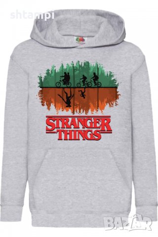 Детски Суитчър/Суитшърт tranger Things 02,Игра,Подарък,Изненада,Забавление,Рожден Ден, снимка 2 - Детски анцузи и суичери - 38357455