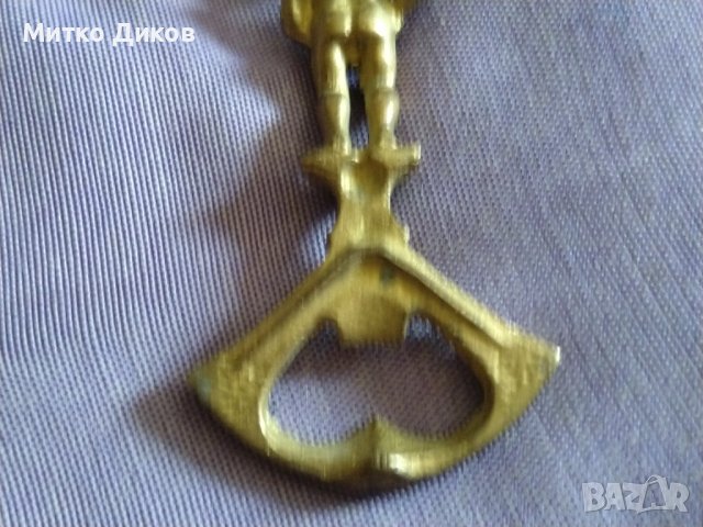 Пикаещото момче Брюксел месингова фигурка отварачка 88х47мм, снимка 6 - Колекции - 42387187