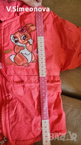 Яке, грейка, ръкавици, качулка за зимата от 1 до 3 г, снимка 2 - Детски якета и елеци - 51473099