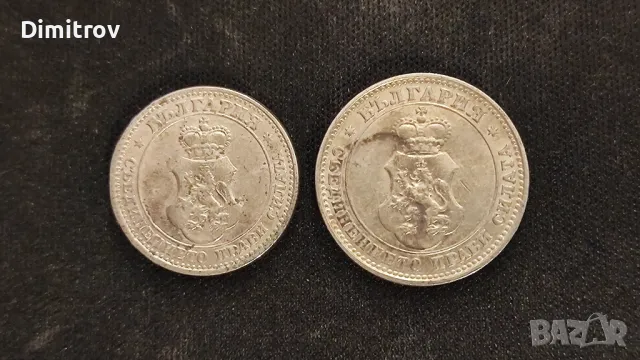 Лот 5 и 10 стотинки (1912), снимка 2 - Нумизматика и бонистика - 47684374