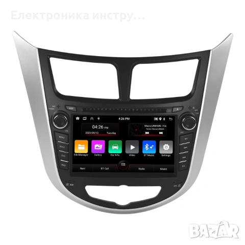 7″ Мултимедия за Hyundai Verna / Solaris / Accent (2010–2016) – Android, CarPlay, снимка 5 - Аксесоари и консумативи - 53881963