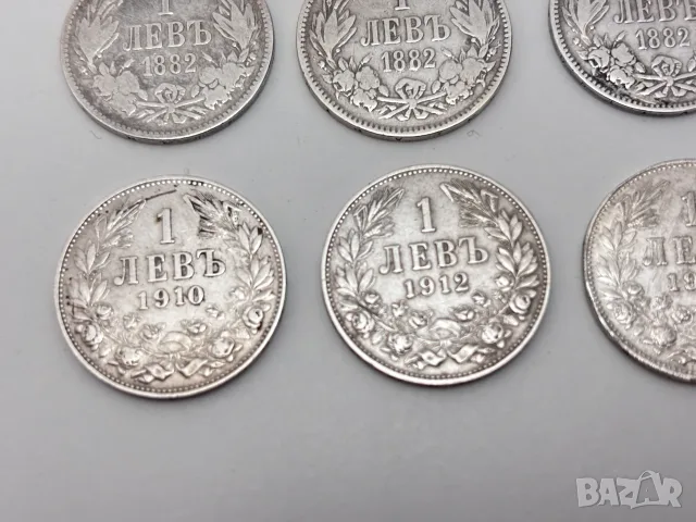 1 лев Сребърни Монети - Александър I, Фердинанд I, България, снимка 4 - Нумизматика и бонистика - 55751792