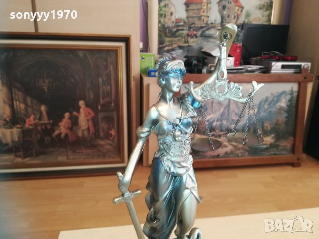 Фигура на ТЕМИДА от резин+часовник 0201211249, снимка 11 - Колекции - 31276541