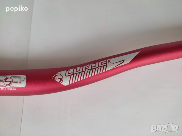 Продавам колела внос от Германия  алуминиево кормило HANDLEBAR RED 780 MM., снимка 8 - Части за велосипеди - 33923177