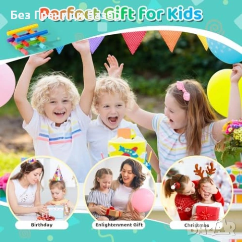 Нова Образователна дървена играчка сортиране цветове и форми Montessori идеален подарък деца, снимка 8 - Образователни игри - 54092948