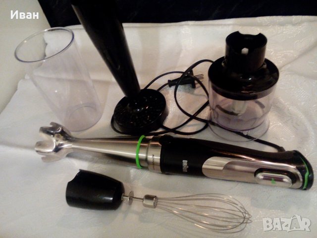 Мощен Пасатор с чопър BRAUN MULTIQUICK AKTIVBLADE 1000W, снимка 5 - Чопъри и пасатори - 40257297