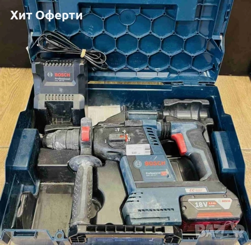 Акумулаторен перфоратор Bosch - GBH 18V-26F