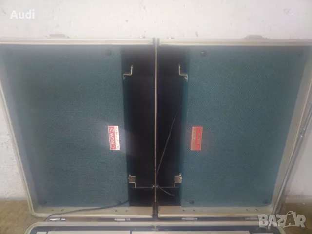 Колекционерски Crown SCP-77sw грамофон + касетофон.  Made in JAPAN Производство 1977г. Внос от Герма, снимка 11 - Грамофони - 49462693